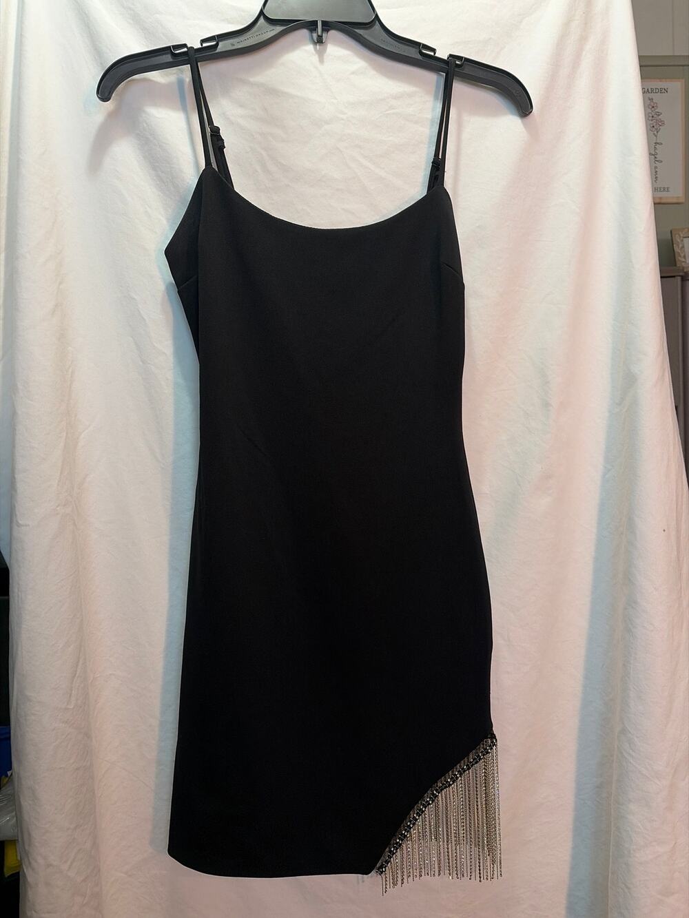 City Studio Short Homecoming Black Dress with Sparkle Accent - Size 3